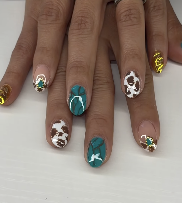 Nail design 1 by @NAILED.BY.JEWELSS