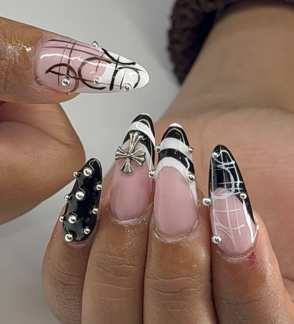 Nail design 2 by @NAILED.BY.JEWELSS